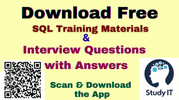 Download Free SQL Training Materials & Interview Questions with Answers